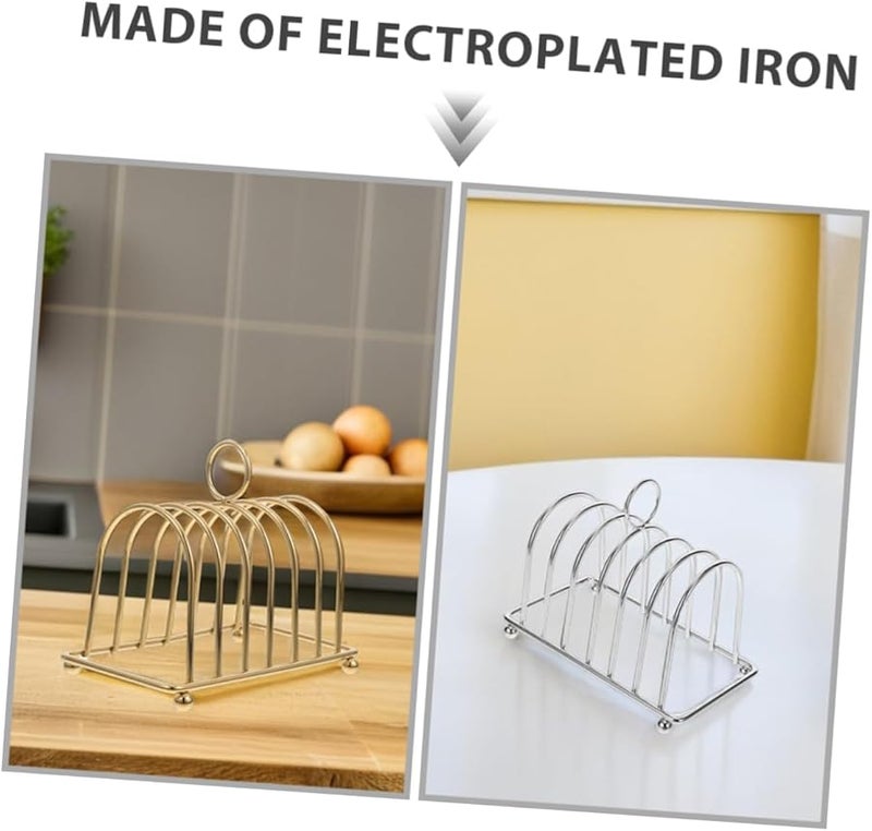 Balacoo 2pcs Nonstick Toast Rack with Ball Feet for Effortless Serving and Preservation - Image 3